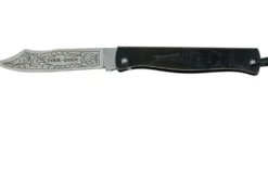 Couteau pliant Douk-Douk 815PM lame acier carbone manche métal noir 9cm