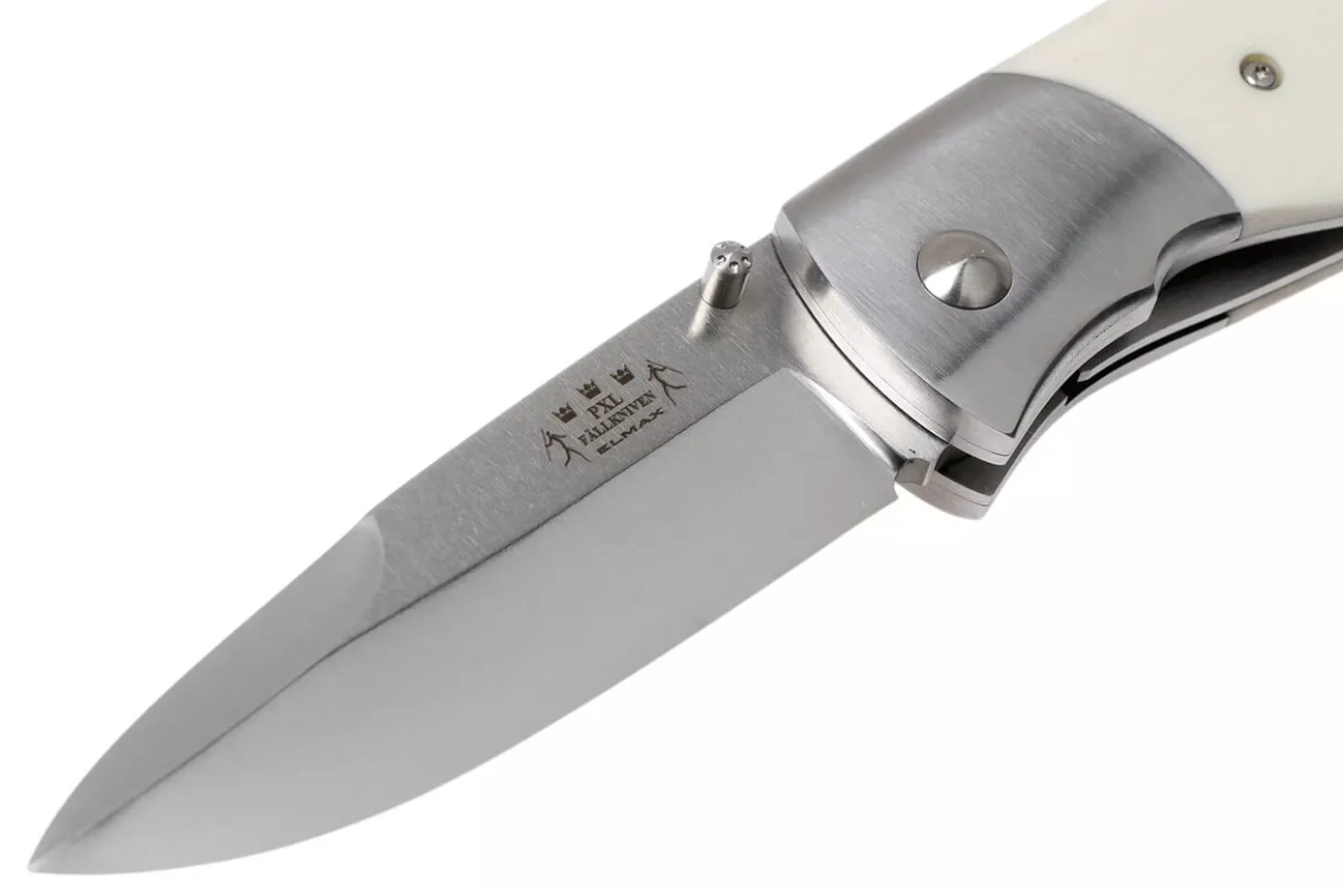 Couteau pliant Fallkniven PXLEY manche Elforyn Super Tusk imitation ivoire 11cm