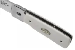 Couteau pliant Fallkniven RL1EY manche Elforyn imitation ivoire 9,5cm + étui en daim