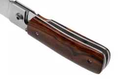 Couteau pliant Fallkniven RL1DI manche Desert Ironwood 9,5cm + étui en daim