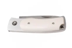 Couteau pliant Fallkniven U1EY Elmax manche Elforyn imitation ivoire 8,6cm + étui Cordura