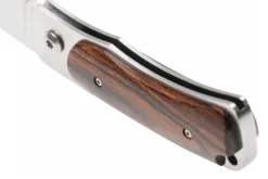 Couteau pliant Fallkniven U1 Elmax manche Desert Ironwood 8,6cm + étui Cordura