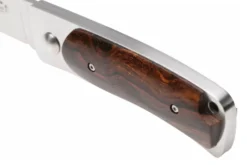 Couteau pliant Fallkniven U1 Elmax manche Desert Ironwood 8,6cm + étui Cordura
