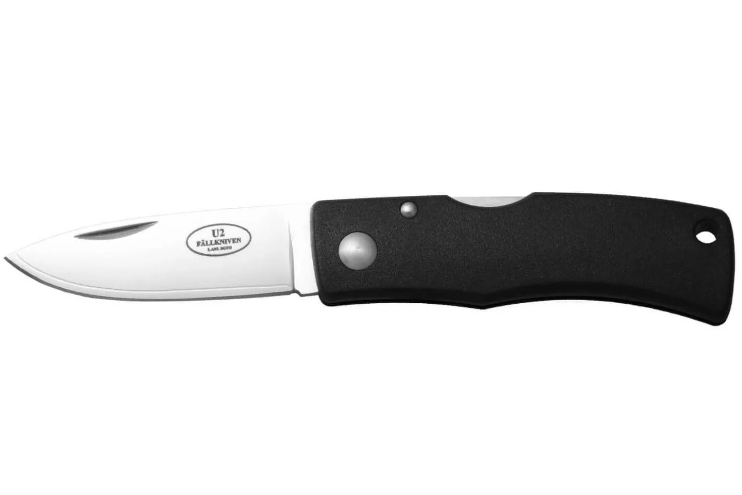 Couteau pliant Fallkniven U2 manche grilon noir 8,6cm