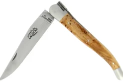 Couteau pliant Forge de Laguiole manche en bois de genévrier 12cm