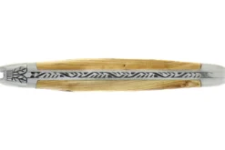 Couteau pliant Forge de Laguiole manche en bois de genévrier 12cm