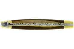 Couteau pliant Forge de Laguiole manche en pistachier 11cm mitres en laiton