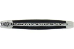 Couteau pliant Forge de Laguiole manche en corne foncée 12cm