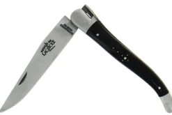Couteau pliant Forge de Laguiole manche en corne foncée 12cm