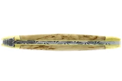 Couteau pliant Forge de Laguiole manche en bouleau 11cm mitres en laiton