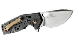 Couteau pliant Fox Suru fibre de carbone noir/titanium 9cm