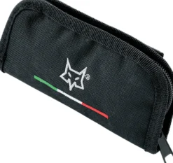 Couteau pliant FOX Terzuola FX-525TI BL manche titane bleu 11cm + étui