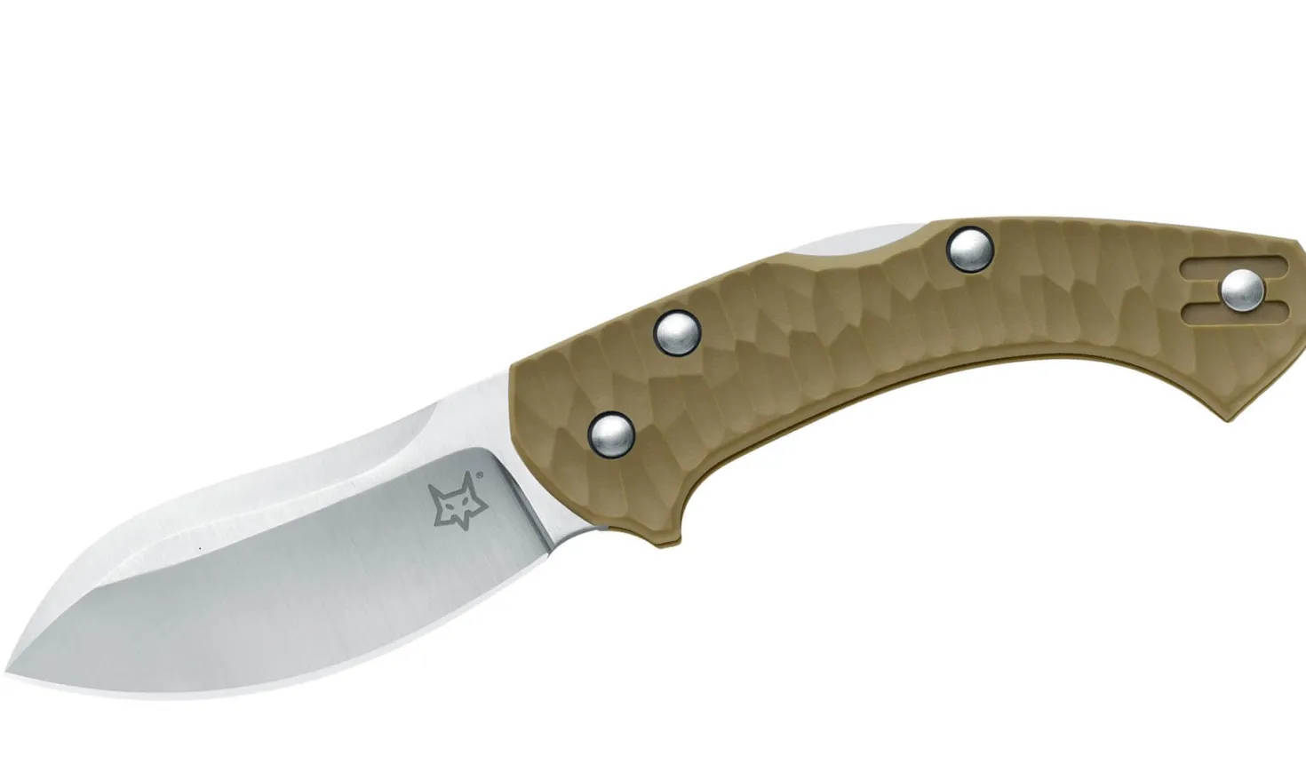 Couteau pliant FOX Zero FX-305G manche martelé beige 10cm