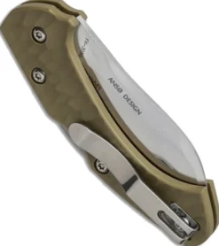 Couteau pliant FOX Zero FX-305G manche martelé beige 10cm
