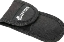 Couteau pliant Gerber Gator GE003660 manche en nylon/fibres de verre noir 12cm motif alligator + Étui