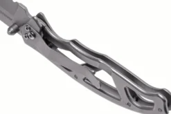 Couteau pliant Gerber Paraframe GE04844 semi-denté manche squelette en acier gris