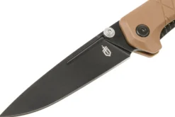 Couteau pliant Gerber Zilch GE001881 blackwashed manche en nylon/fibres de verre coyote 10,3cm