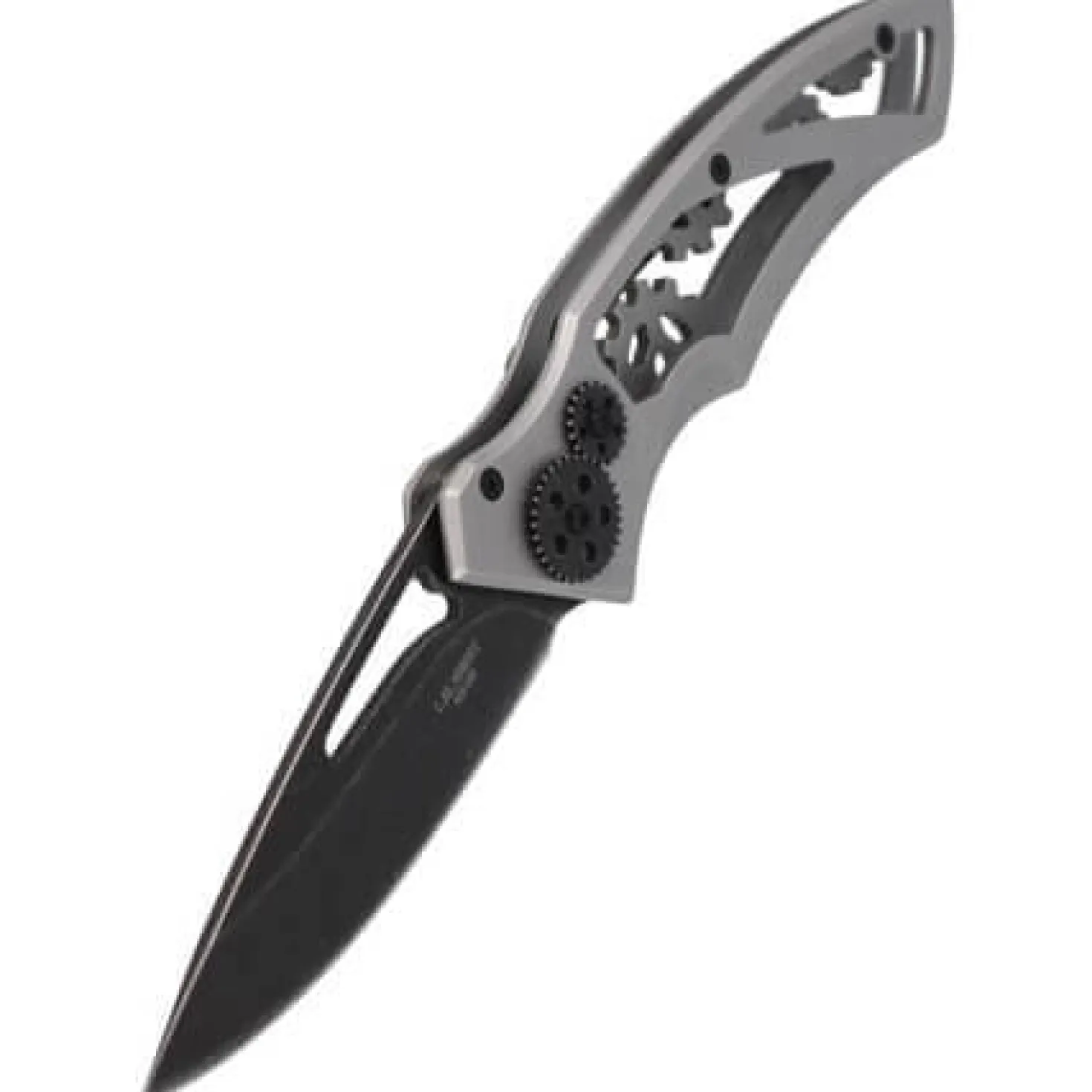Couteau pliant Herbertz 295112 décor "engrenages" manche 12cm