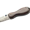 Couteau pliant Herbertz 591509 lame damassée et manche en bois de tagayasan 9cm + étui