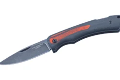 Couteau pliant Herbertz 599010 lame clip point manche en pakkawood/G10 bleu nuit 10cm