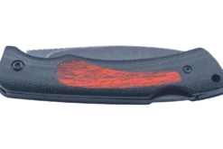Couteau pliant Herbertz 599110 lame drop point manche en G10 bleu nuit/pakkawood 10cm