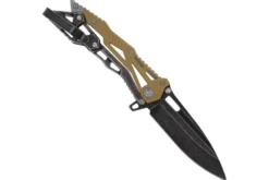 Couteau pliant Herbertz 578712 lame drop point manche squelette nylon et inox 11cm