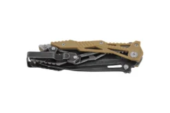 Couteau pliant Herbertz 578712 lame drop point manche squelette nylon et inox 11cm