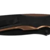 Couteau pliant Herbertz 533512 lame noire et manche ergonomique bi-matière 12cm