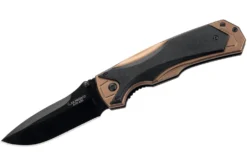 Couteau pliant Herbertz 533512 lame noire et manche ergonomique bi-matière 12cm