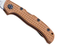 Couteau pliant Herbertz 598911 manche G10 marron antidérapant 10,7cm