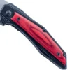 Couteau pliant Herbertz 596411 manche cranté à l'index en aluminium et pakkawood 11cm