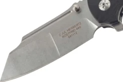 Couteau pliant Herbertz 591112 manche en G10 et bois d'Euonymus 11,7cm