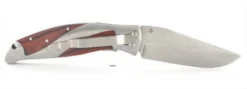 Couteau pliant Herbertz 216211 manche métal/pakka 11cm + coffret bois