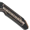 Couteau pliant Herbertz 533813 manche cranté aluminium noir / bronze 12,5cm