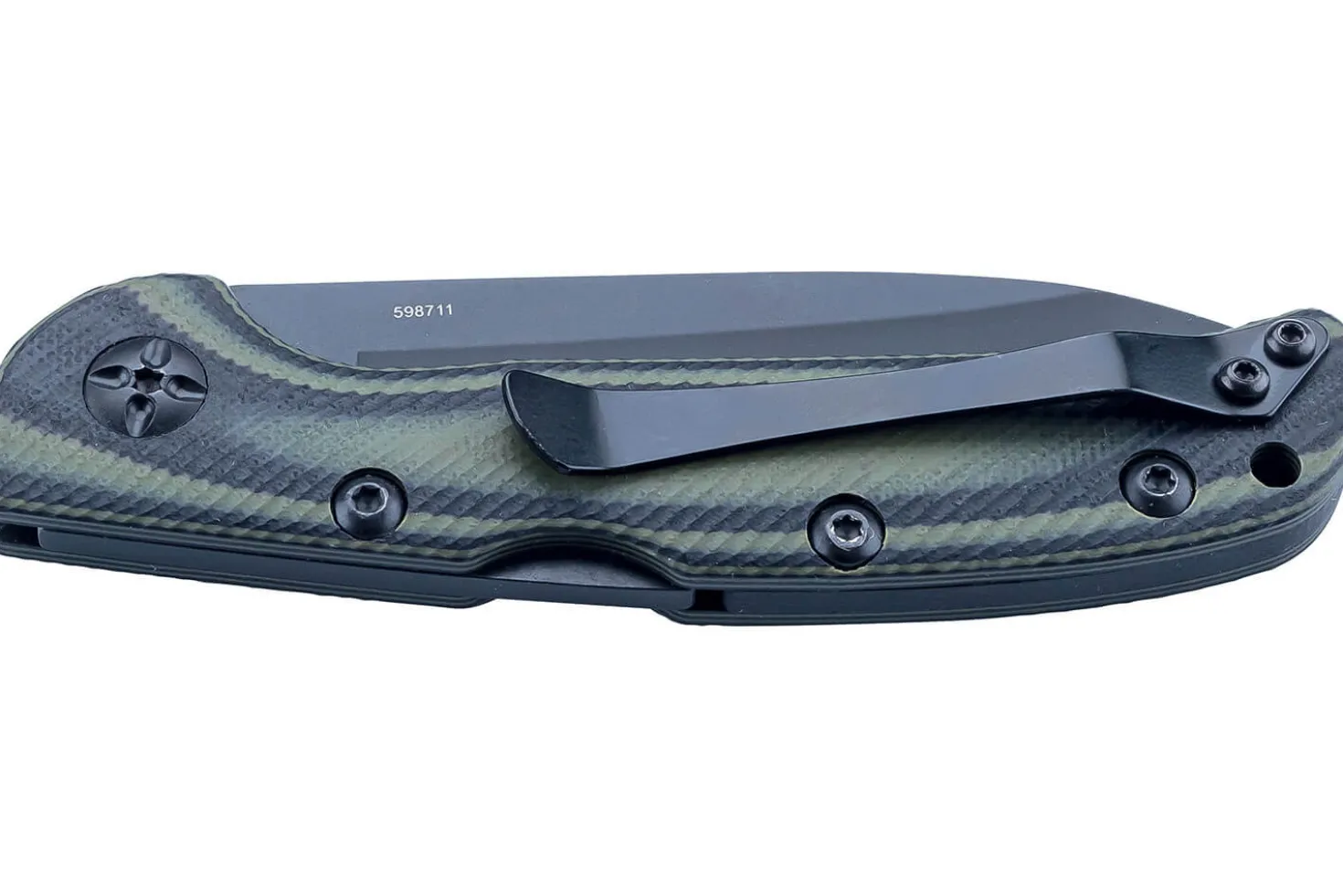 Couteau pliant Herbertz 598711 manche ergonomique G10 bicolore 10,5cm