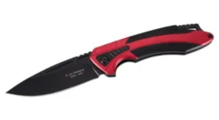 Couteau pliant Herbertz 576812 manche alu rouge/noir 12cm