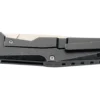 Couteau pliant Herbertz 533312 manche style épuré en titane noir 12,3cm