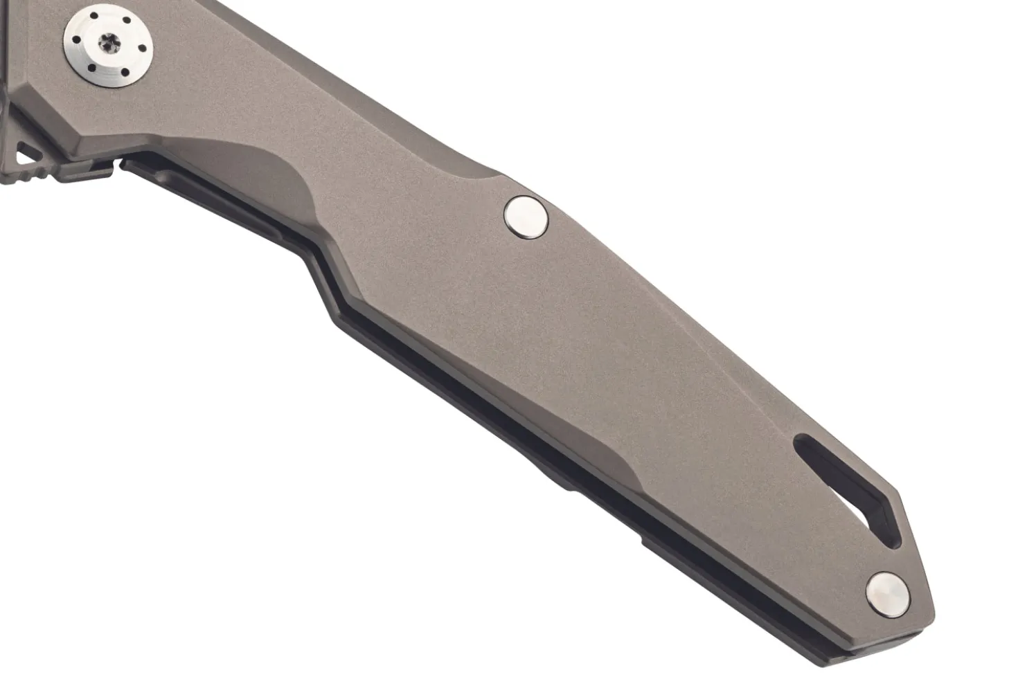 Couteau pliant Herbertz 308812 manche en titane gris 12cm