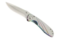 Couteau pliant Herbertz 200011 manche arc-en-ciel en acier 11cm