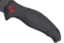 Couteau pliant Herbertz 588712 manche en fibre de verre revêtement noir 11,8cm