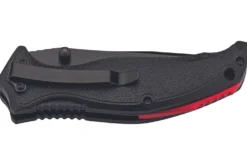 Couteau pliant Herbertz 588712 manche en fibre de verre revêtement noir 11,8cm