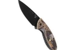 Couteau pliant Herbertz 533712 manche aluminium ornement cerf 3D 11,5cm