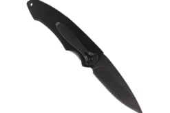 Couteau pliant Herbertz 587712 manche aluminium décoration 3D motif loup 11,5cm