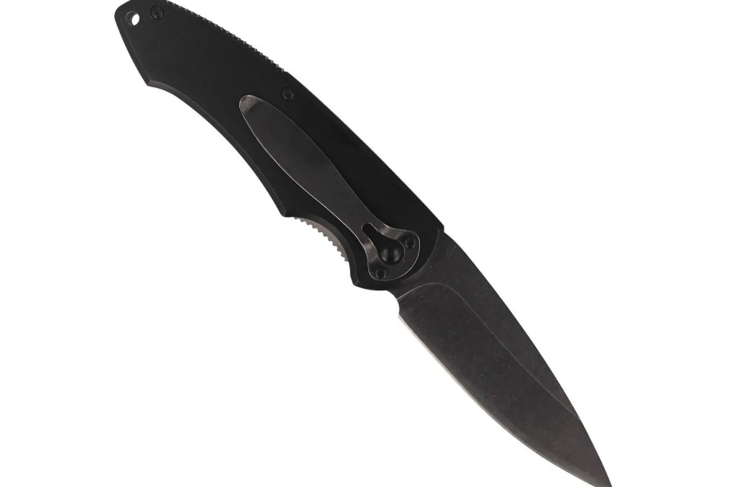 Couteau pliant Herbertz 587712 manche aluminium décoration 3D motif loup 11,5cm