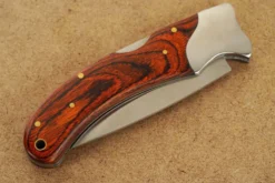 Couteau pliant Herbertz 591312 manche pakkawood orange 11,5cm