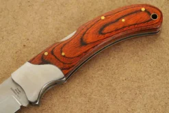 Couteau pliant Herbertz 591312 manche pakkawood orange 11,5cm