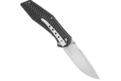 Couteau pliant Herbertz 568512 manche aluminium décor stries dorées 11,5cm
