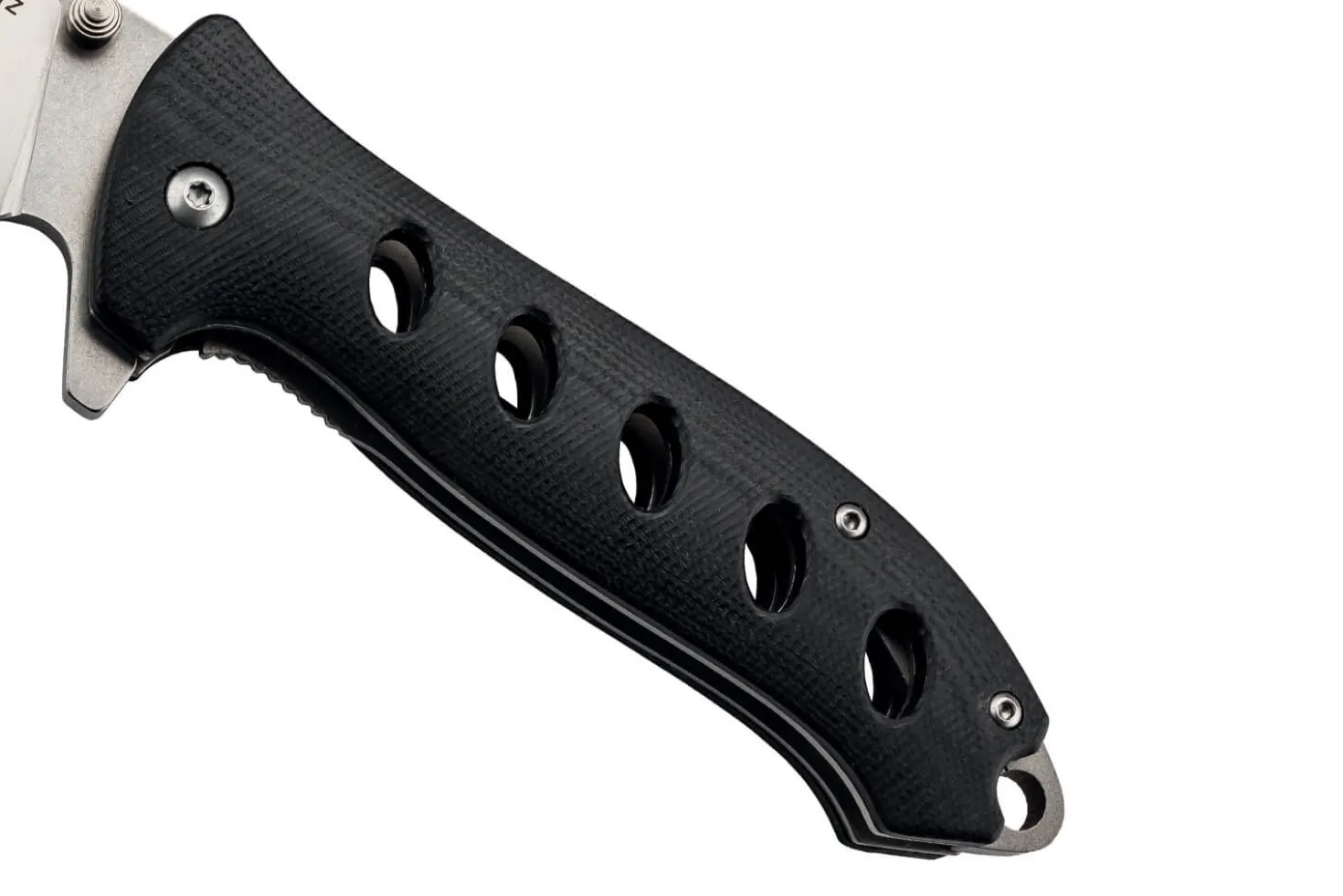 Couteau pliant Herbertz 309612 manche en G10 noir léger et ajouré 12cm