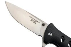 Couteau pliant Herbertz 309612 manche en G10 noir léger et ajouré 12cm