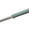 Couteau pliant Herbertz 593312 manche fin en titanium vert 11,8cm